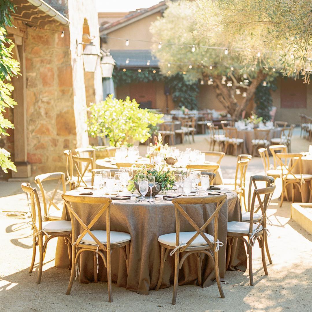 Montaje de boda exterior